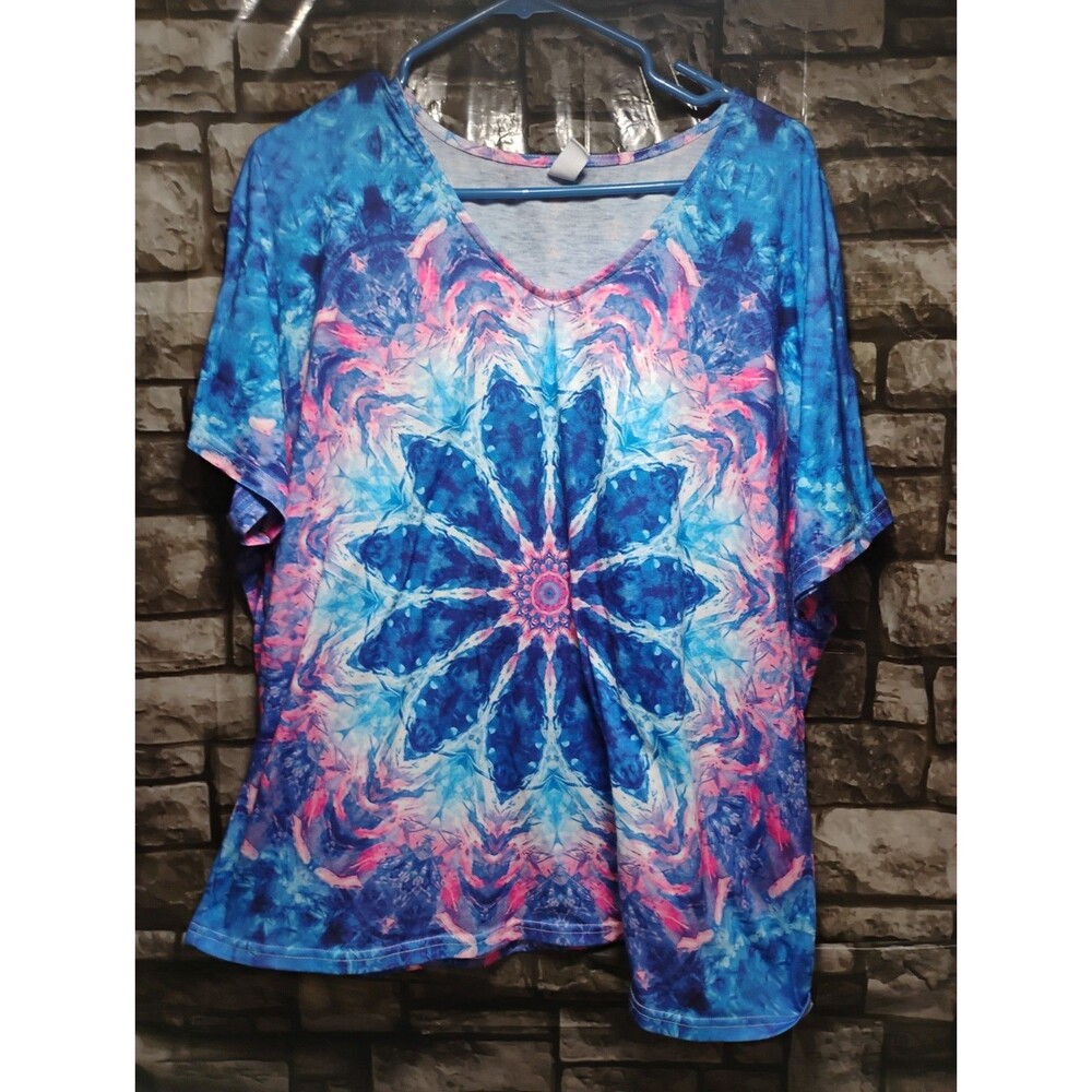 Chicyea Tie Dye T-Shirt 4XL Womens Soft Cotton  See Photo Measurements